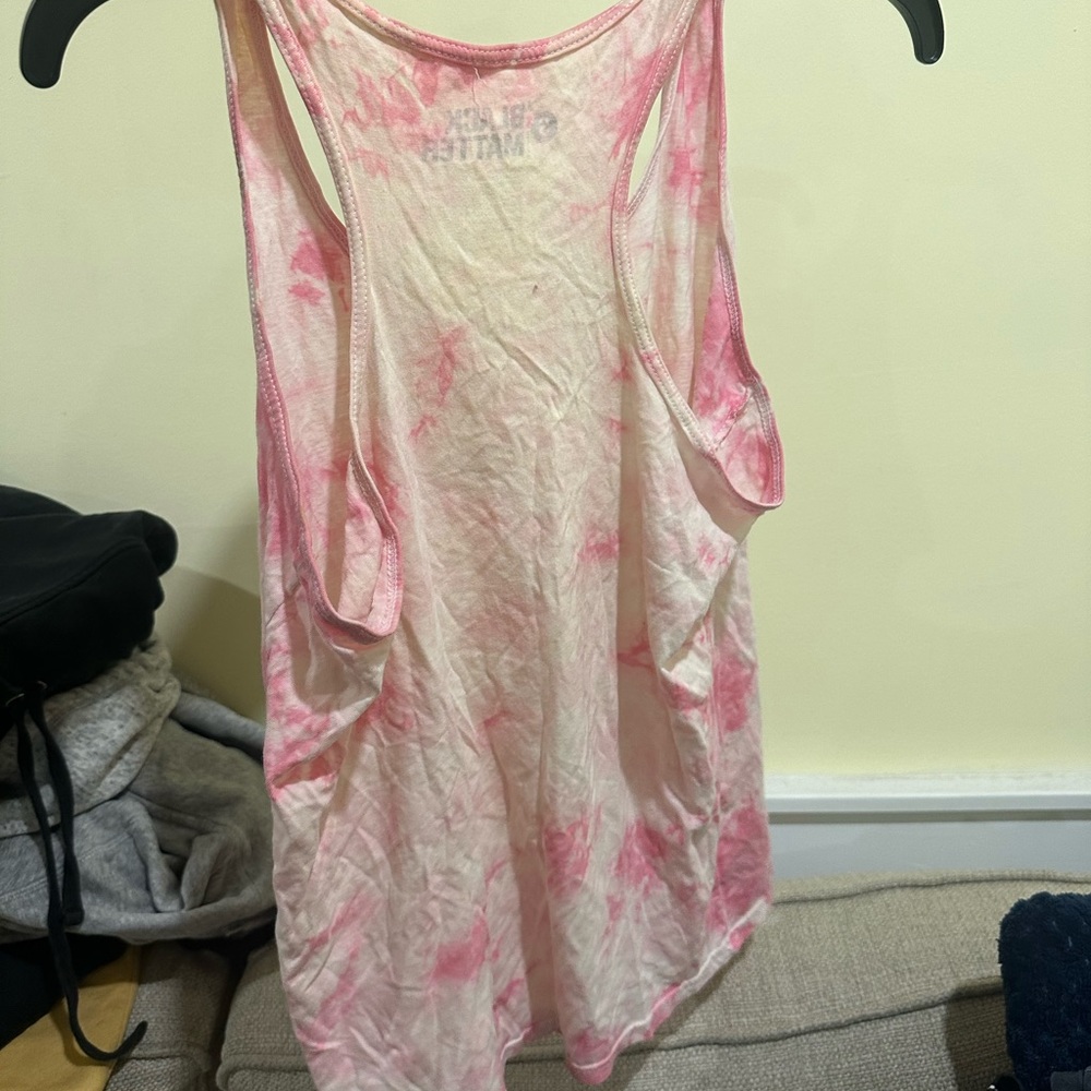 Black Matter Tie Dye Kawaii AF Tank Small - Picture 3 of 3